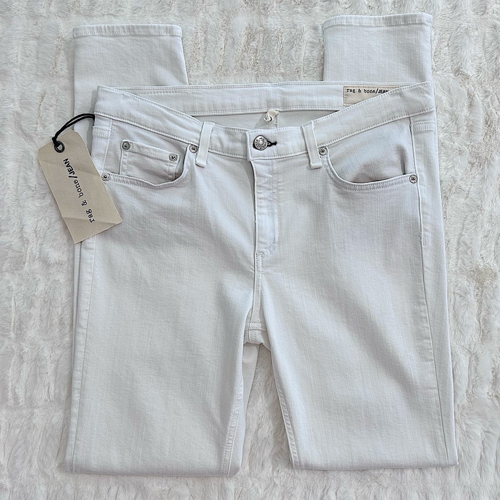 NWT Rag & Bone Skinny Jean in White
